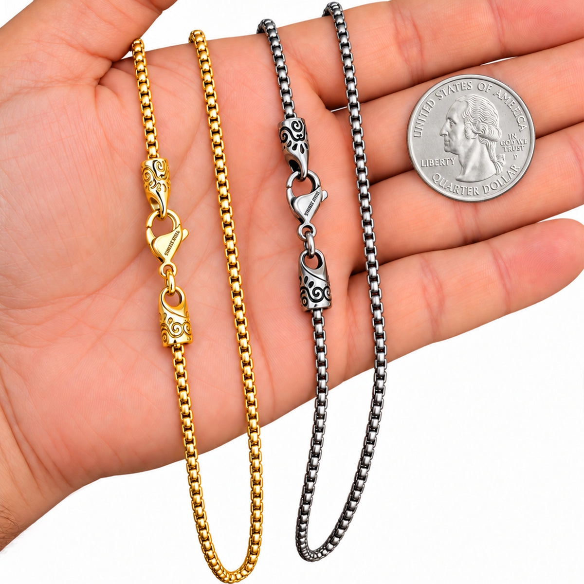 3mm Box Chain 20"