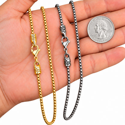 3mm Box Chain 20"
