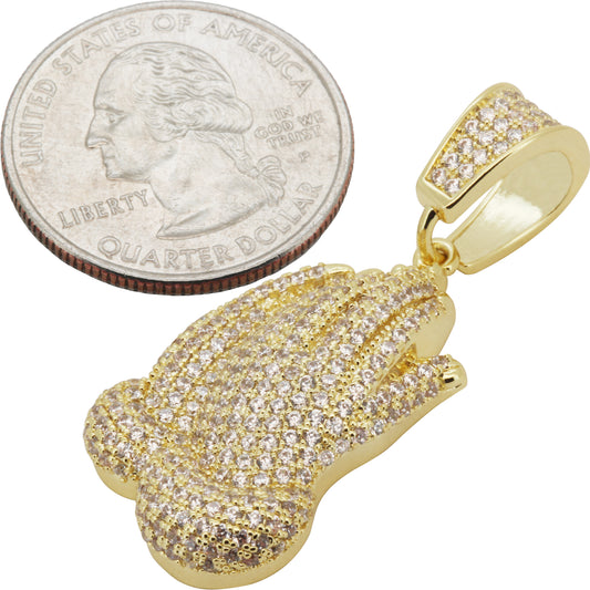 Praying Folded Hands Pendant S