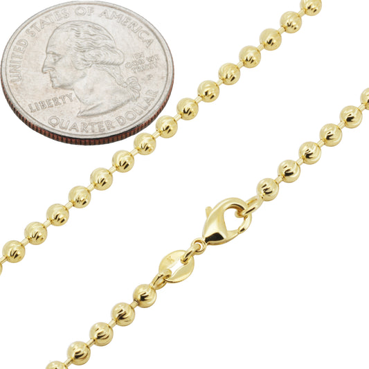 3mm Mooncut Chain 18"