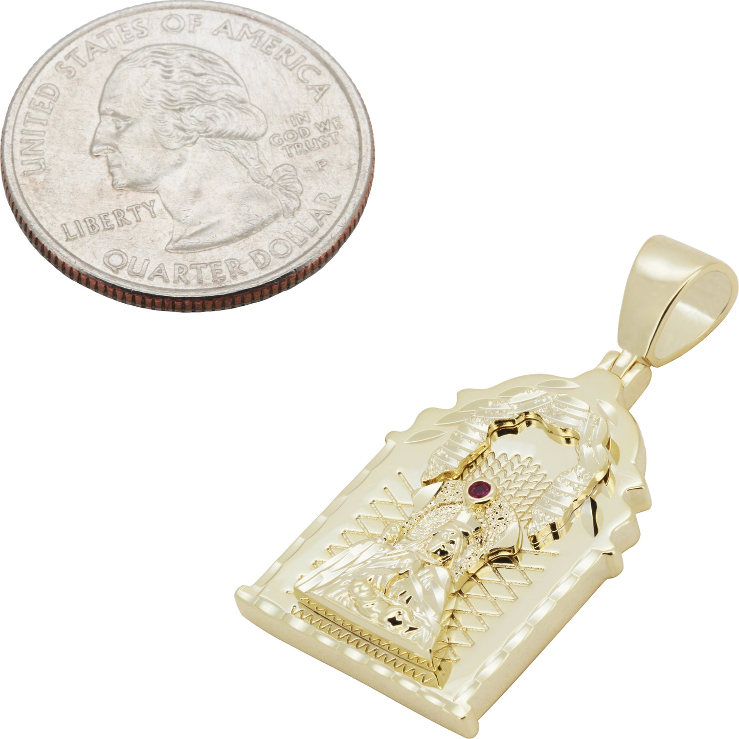 Virgin Mary Medallion Pendant S