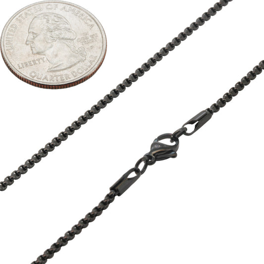 2mm Box Chain 24"