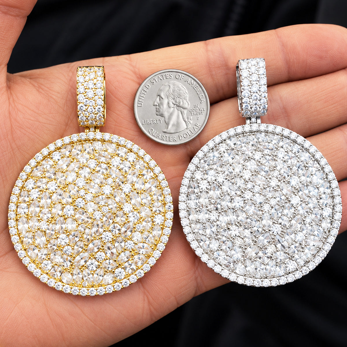 Cluster Circle Pendant
