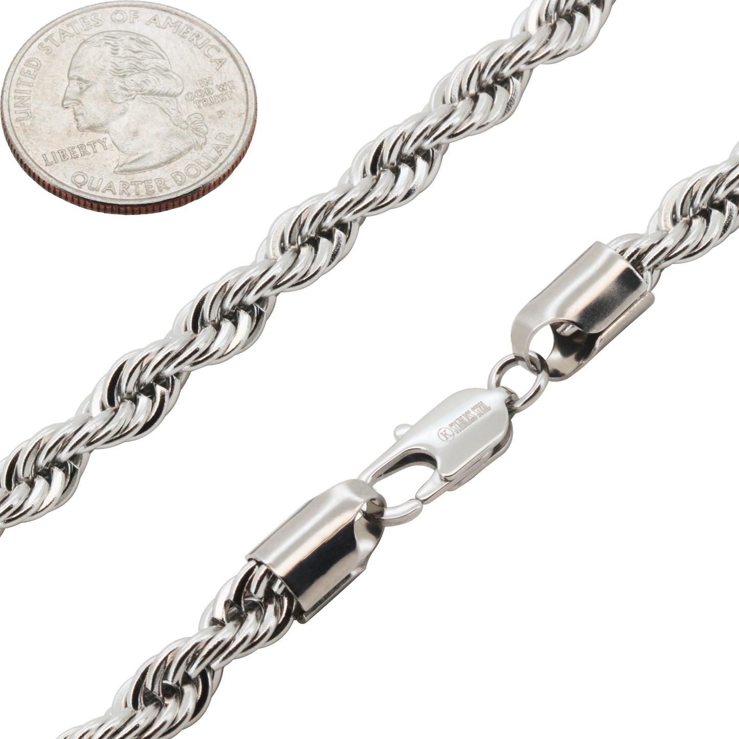 7mm Rope Bracelet 8"