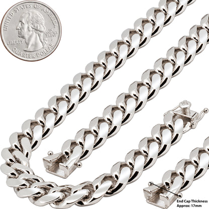 12mm Miami Cuban Link Chain 24"
