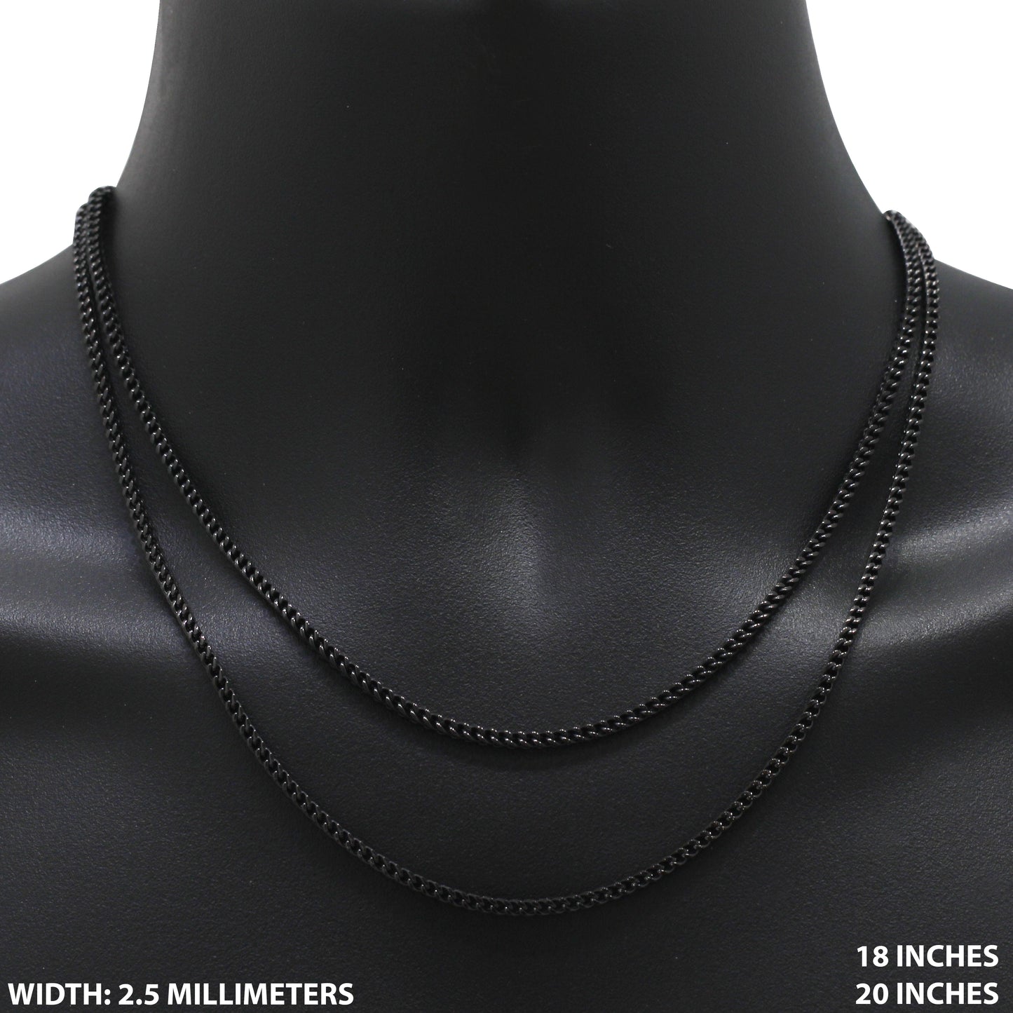2.5mm Franco Chain 30"