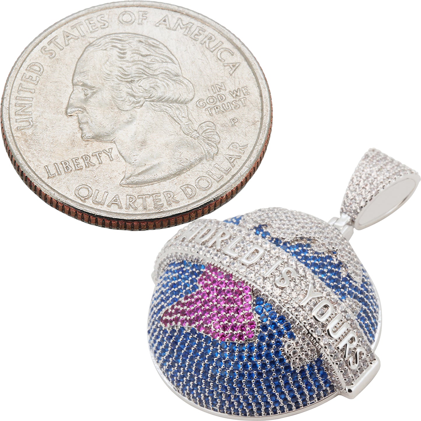 The World Is Yours Globe Pendant S