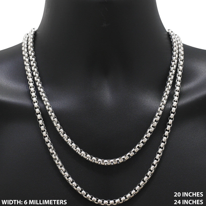 6mm Box Chain 16"