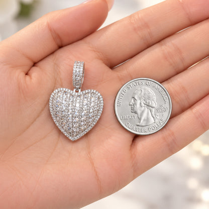 Cluster Heart Pendant