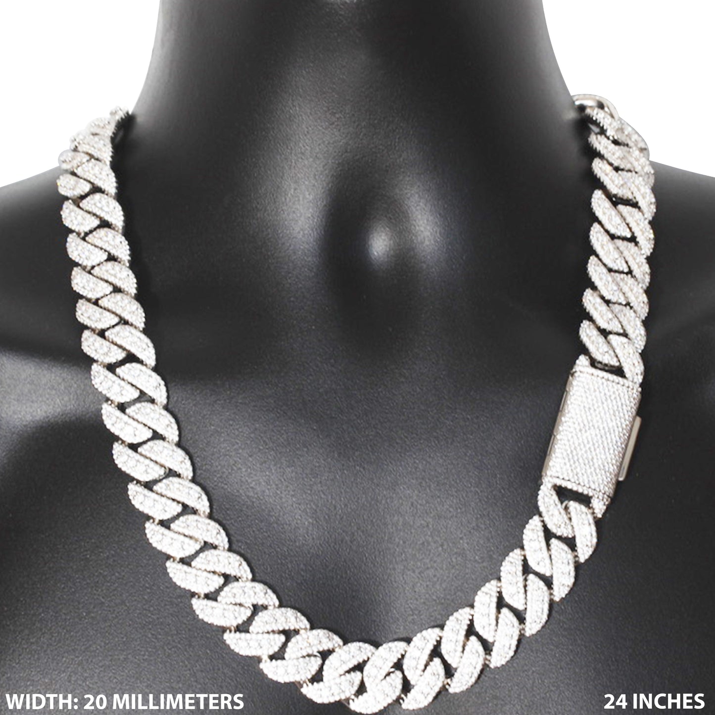 20mm Cuban Link Chain 24"