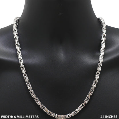 6mm Byzantine Chain 20"