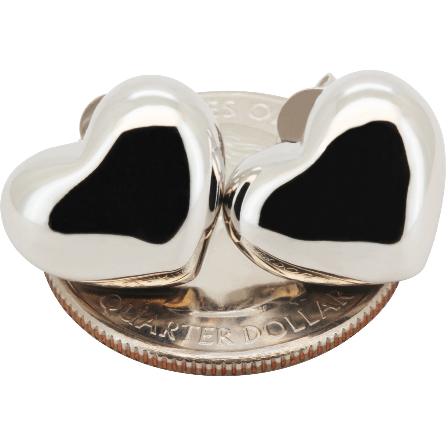 15mm Puffy Heart Studs