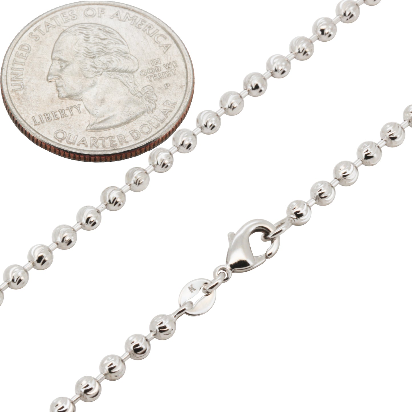 3mm Mooncut Chain 18"