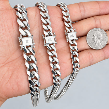12mm Miami Cuban Link Chain 24"