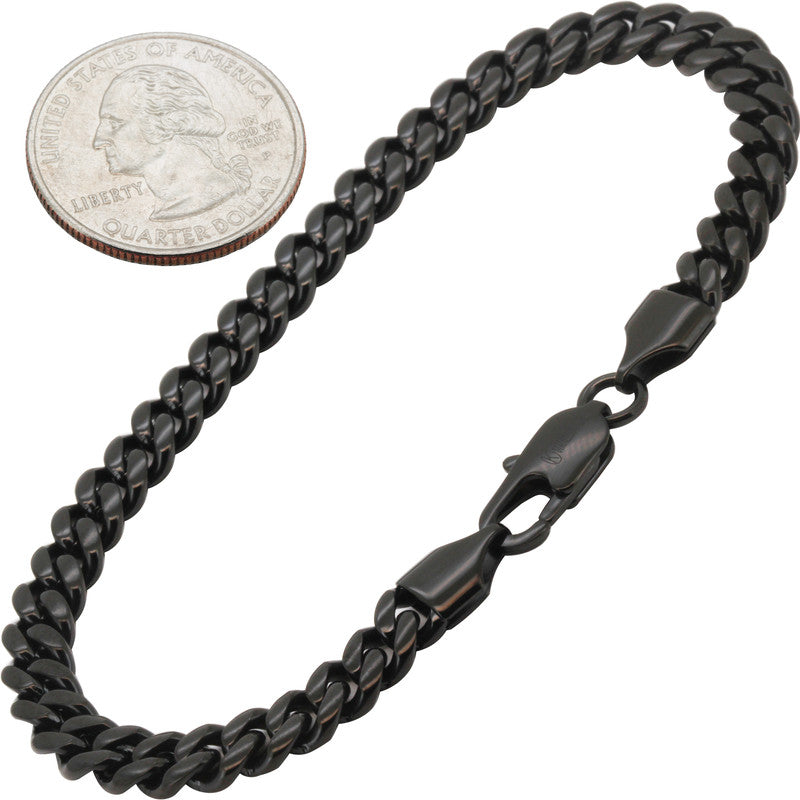 6mm Miami Cuban Link Bracelet 8"