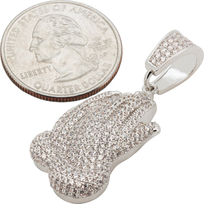 Praying Folded Hands Pendant S