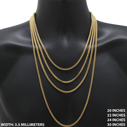 3.5mm Franco Chain 20"