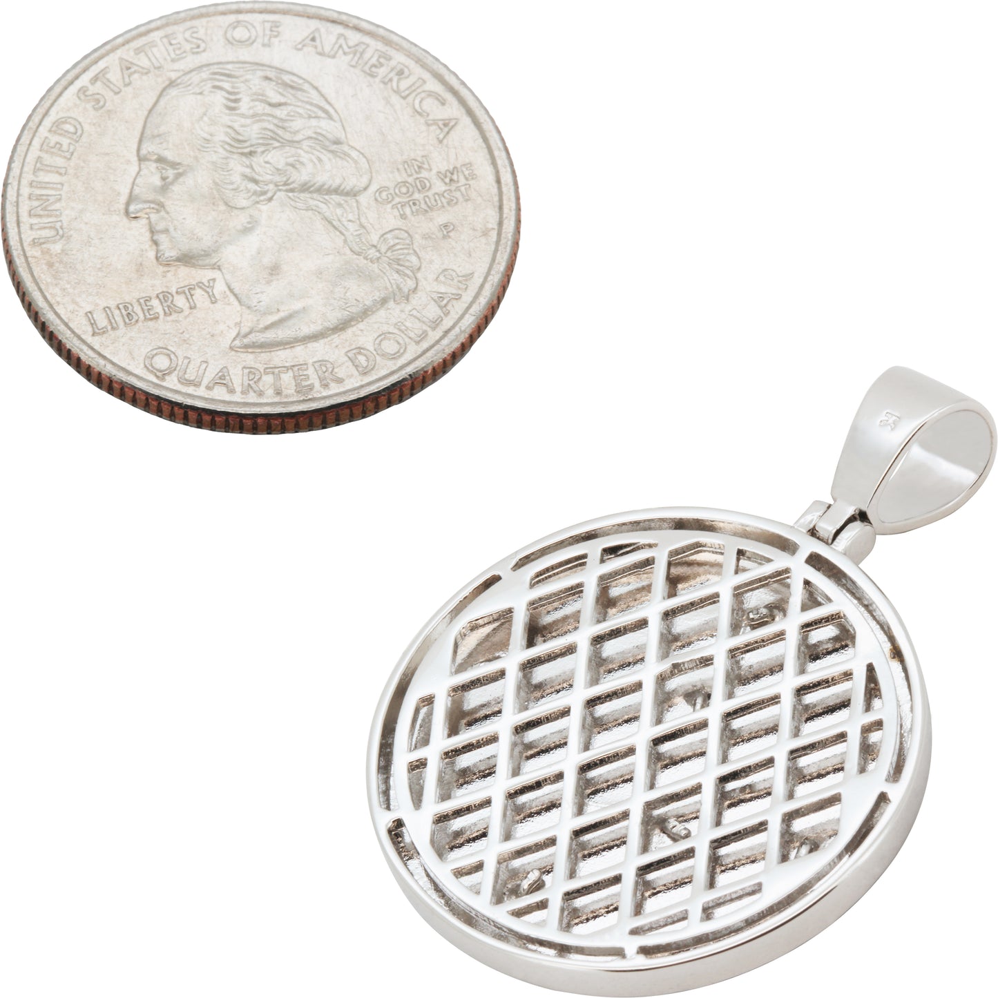 Virgin Mary Medallion Pendant S