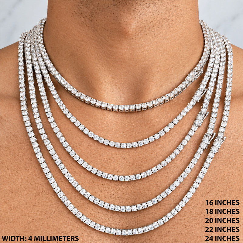4mm Tennis Chain 24"