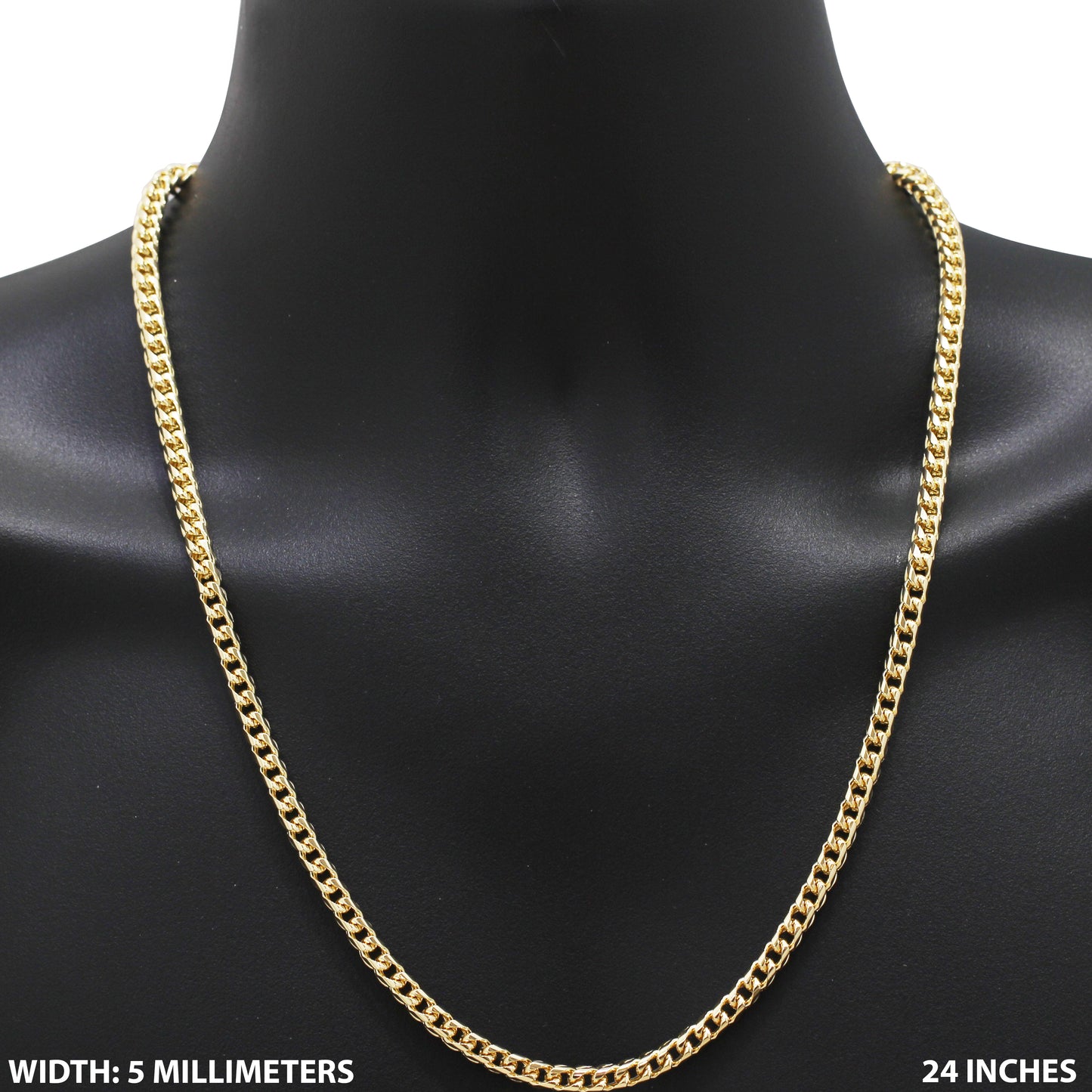 5mm Franco Chain 24"