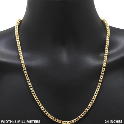 5mm Franco Chain 24"