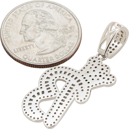 Crown Initial B Pendant