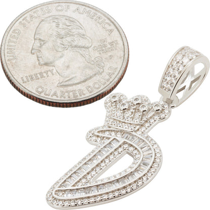 Crown Initial D Pendant