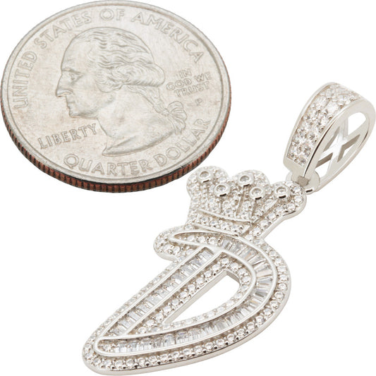 Crown Initial D Pendant