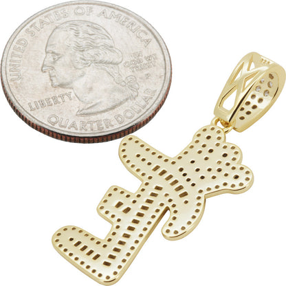 Crown Initial E Pendant