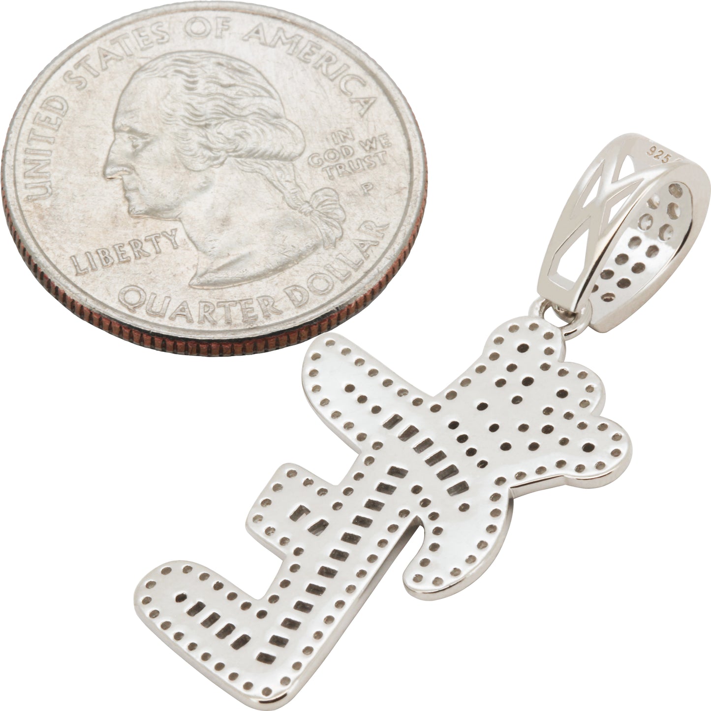 Crown Initial E Pendant