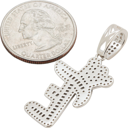 Crown Initial E Pendant