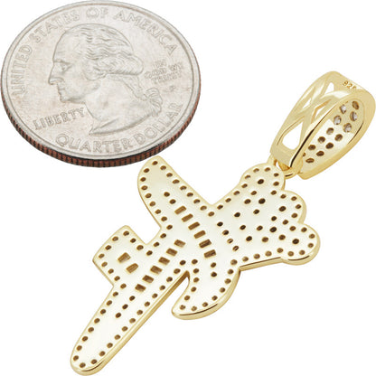 Crown Initial F Pendant