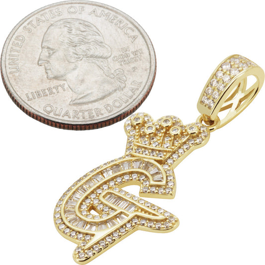 Crown Initial G Pendant