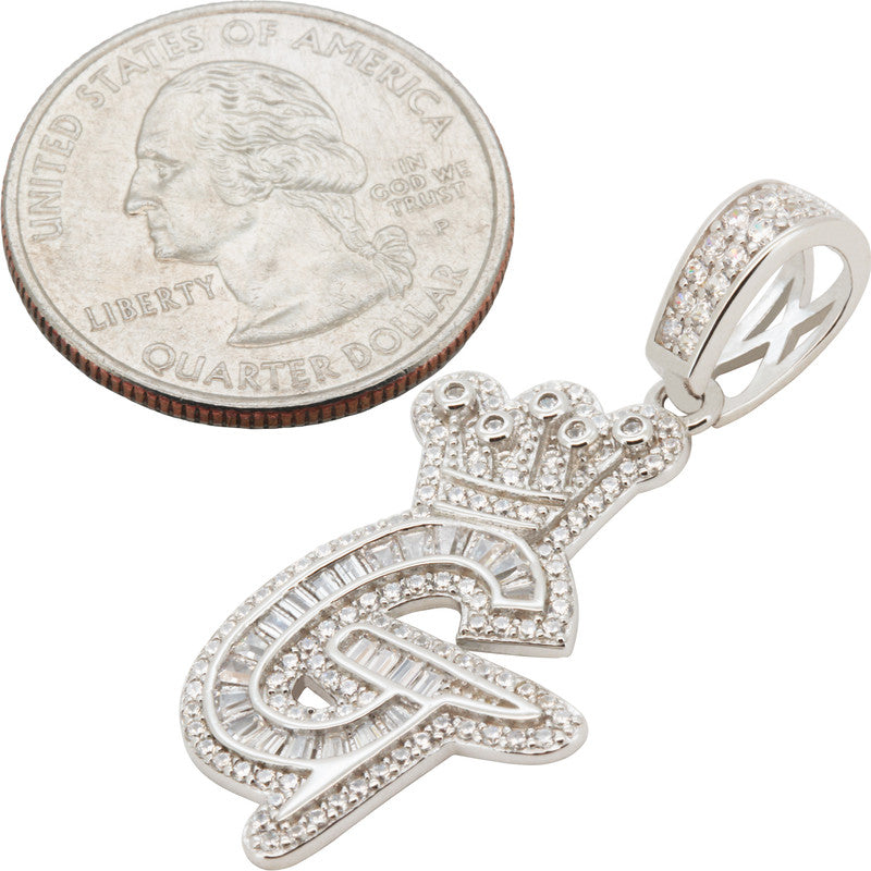 Crown Initial G Pendant