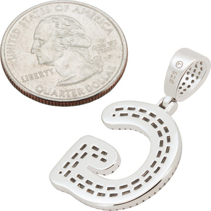 Baguette Initial G Pendant