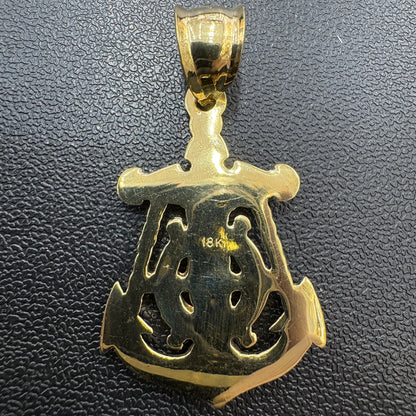 Anchor Crucifix Cross Pendant