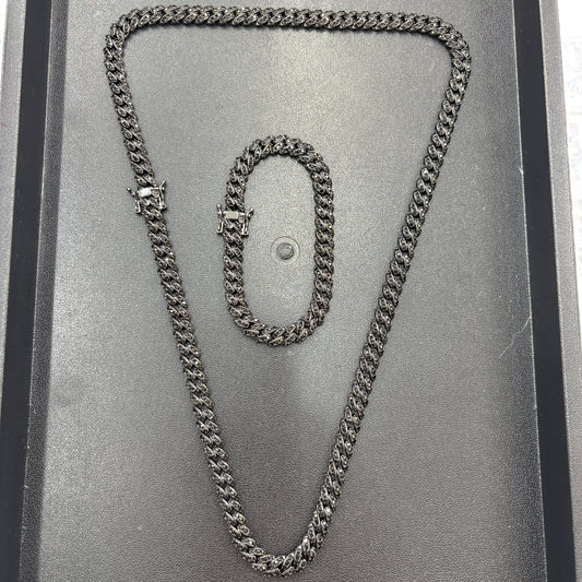 8mm Cuban Link Chain 20"
