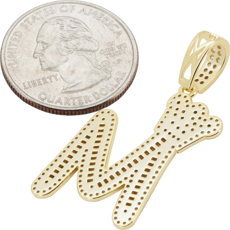 Crown Initial M Pendant