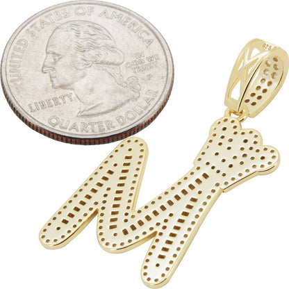 Crown Initial M Pendant