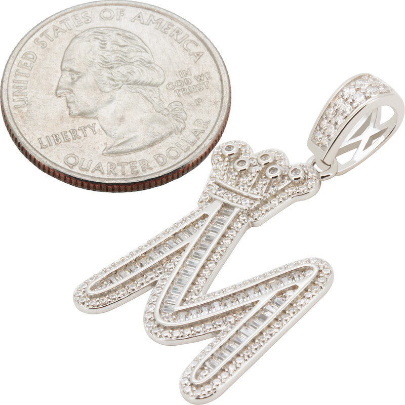 Crown Initial M Pendant