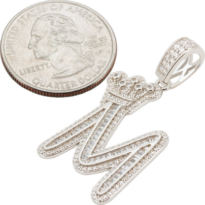 Crown Initial M Pendant