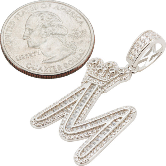 Crown Initial M Pendant