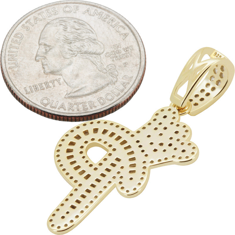 Crown Initial P Pendant