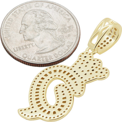 Crown Initial Q Pendant