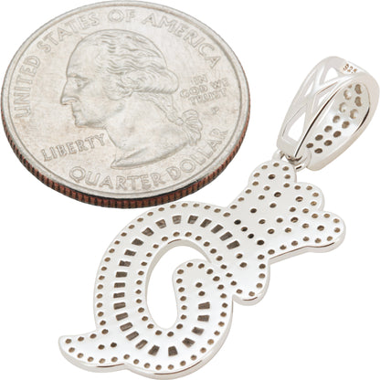 Crown Initial Q Pendant