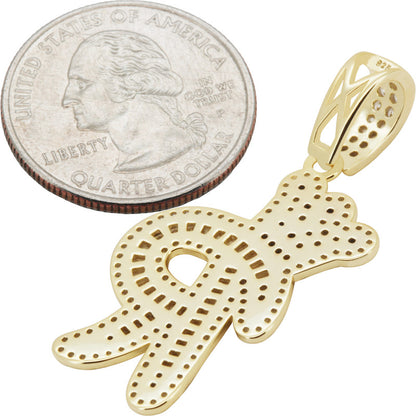 Crown Initial R Pendant