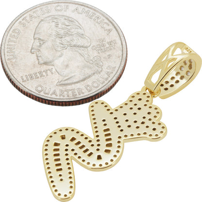Crown Initial S Pendant