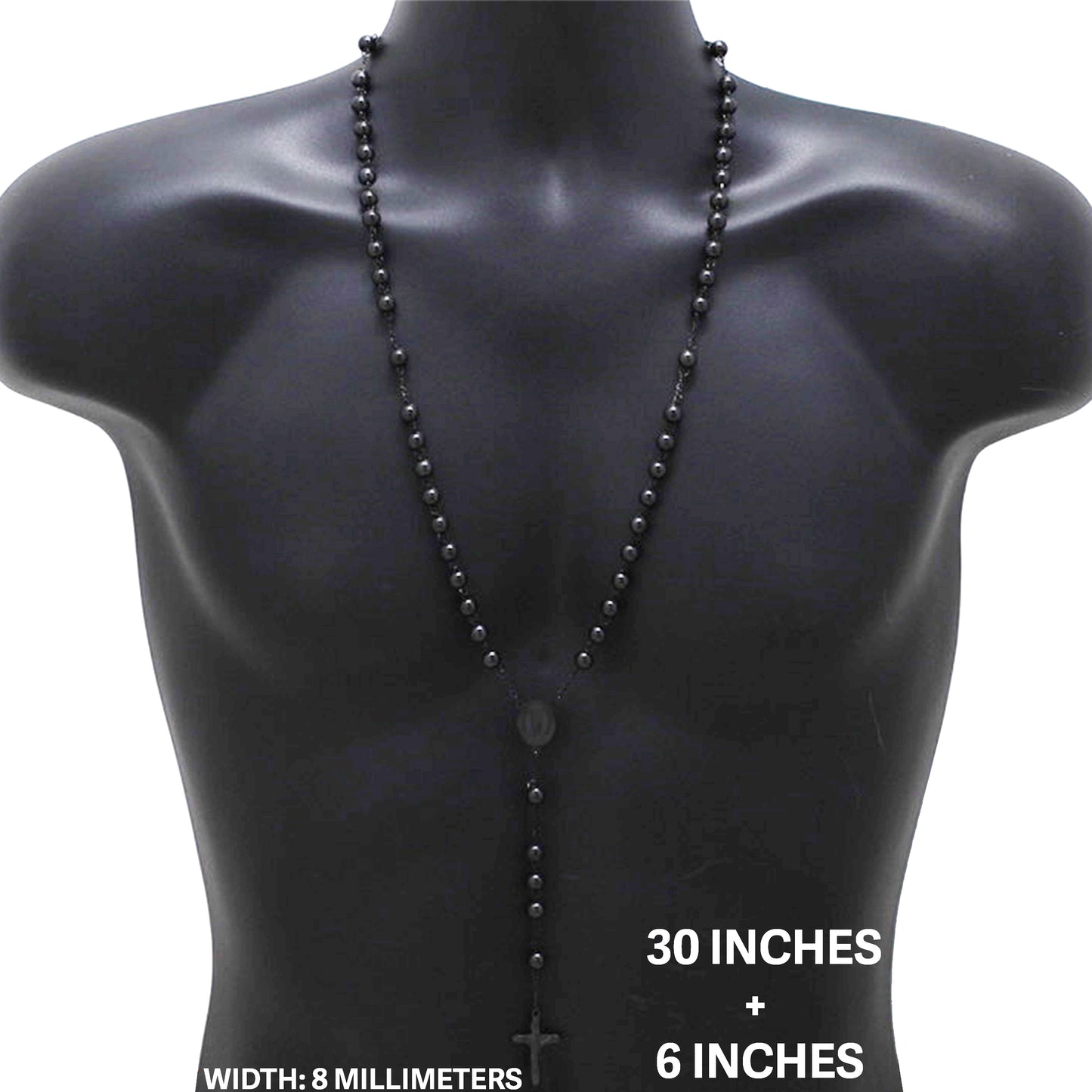 8mm Rosary 30" + 6"