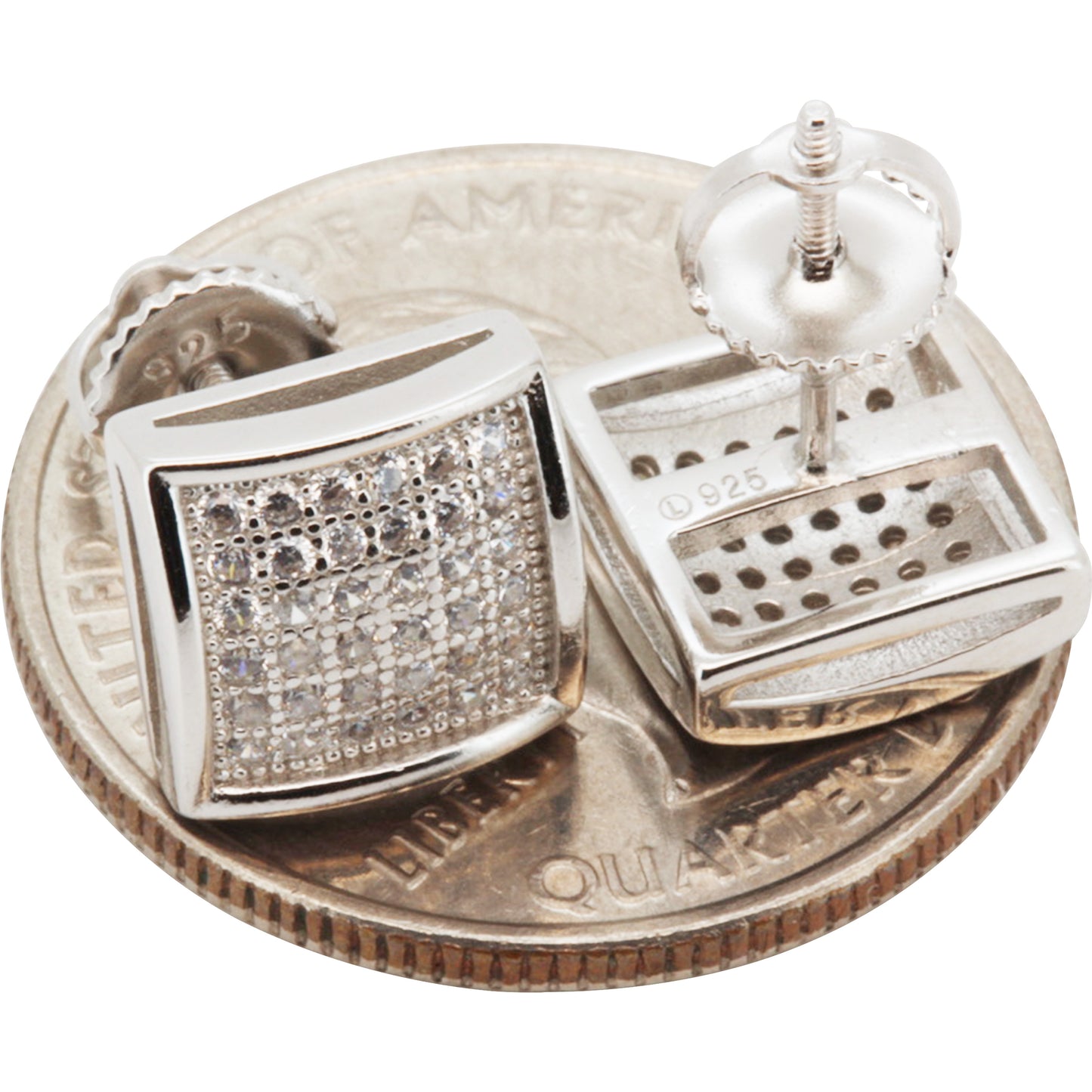9mm Square Studs