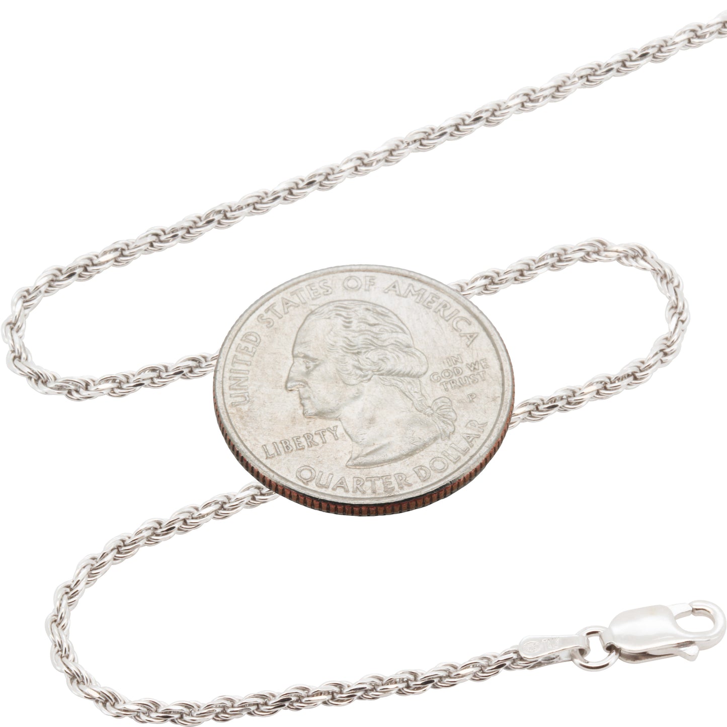 2mm Rope Chain 16"
